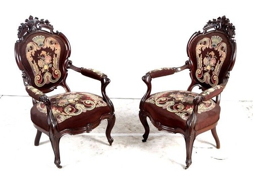 Coppia poltrone francesi - coppia,