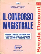 IL CONCORSO MAGISTRALE SCIENZE