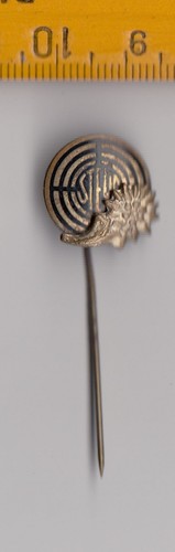Vintage enamel steyr logo - enamel,