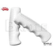 Coppia Manopole Manubrio Bici Graziella - Olanda - Sport - Epoca      Bianco