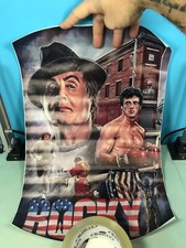 10131 poster home decor Rocky Balboa simil tessuto film cult Stallone 45x30 cm 