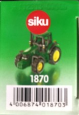 SIKU 1870 Trattore agricolo JOHN DEERE 6920 S - scala H0