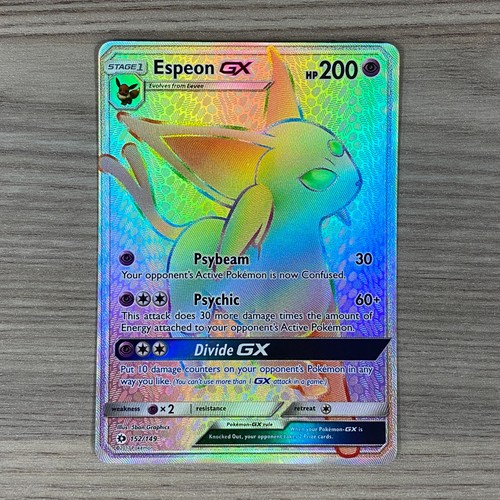 Holo espeon rara - espeon, carta