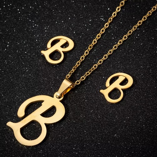 Collana con lettere - , in