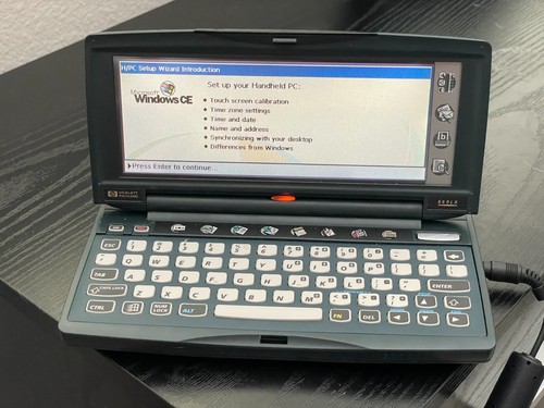 660lx palmtop windows ce - hp,