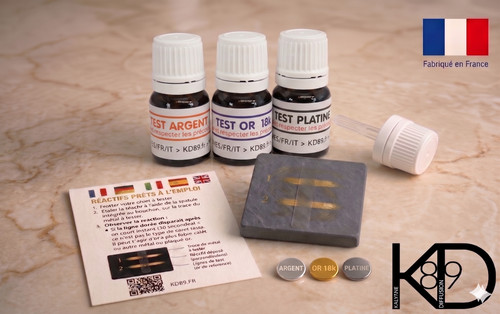 Kit test oro acido 18k - 18k, soldi