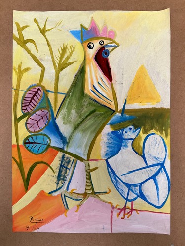 Pablo picasso disegno carta - disegno,
