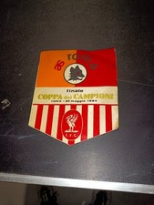 PICCOLO GAGLIARDETTO ROMA LIVERPOOL FINALE COPPA CAMPIONI 1984