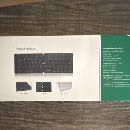 Tastiera wireless pieghevole - tastiera,