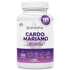 Bandini® Cardo Mariano 150 capsule - Fegato Complex - Integratore naturale vegan