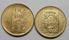 San Marino 20 Lire 1988  FDC