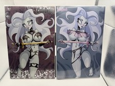 Lady Death Malevolent Decimation 2of2 Dan Mendoza Premium Foil/Bello in rosa