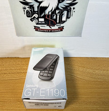 Téléphone à clapet Samsung GT-E1190 Portable Débloqué +Accessoires Comme neuf !!