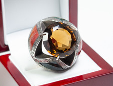 Argento antico grande spilla - grande,