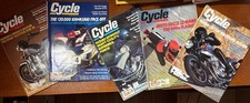5 Vintage 1980 Cycle Magazine