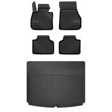 Frogum TPE Tappetini+Portabagagli Set per BMW Serie 2 Active Tourer F45 2014-202