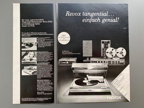Revox giradischi tangenziale - revox,