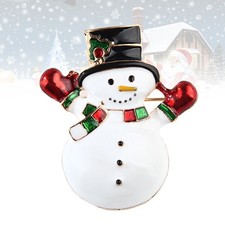  Natale pupazzo di neve spilla
