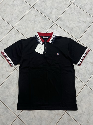 Moncler polo uomo nera - uomo, xl