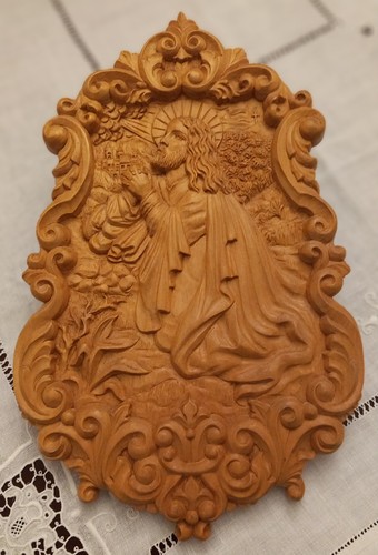 Gesù nell orto scultura - gesù,
