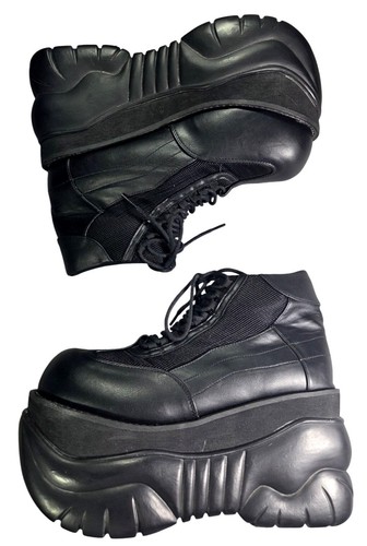 Demonia boxer nero vegan pelle - boxer,