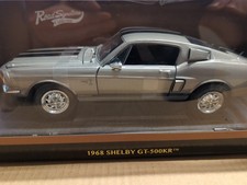 FORD SHELBY MUSTANG GT 500 KR GREY 1968 LUCKY DIE CAST 92168 1:18 ROAD SIGNATURE
