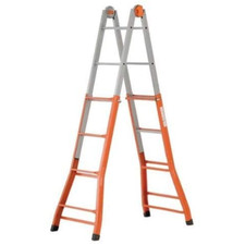 Scala telescopica in acciaio