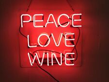 Lampada al neon 14"x9" Peace