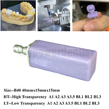 Blocco dislicato litio ceramica vetro dentale CAD CAM blocchi Cerec HT LT B40