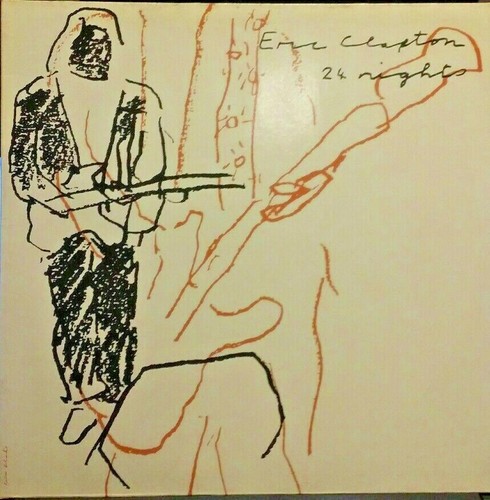 Eric clapton nights lp - clapton,