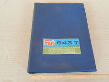 CATALOGO PARTI DI RICAMBIO ORIGINALE CAMION FIAT 643 T  1968 RIF2
