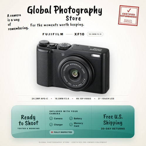 Fujifilm xf10 nero - fujifilm, 24,2