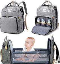 Zaino Fasciatoio Con Lettino Pieghevole,Borsa Zaini Fasciatoio,Zaino Mamma Multi