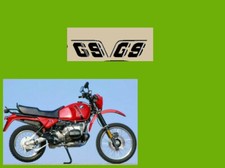 BMW R 80GS ADESIVI FIANCHETTI MOTO ROSSA SIDE PANELS STICKERS