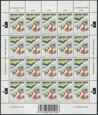1999 Finlandia Natale 1 MF MNH Unif n. 1465
