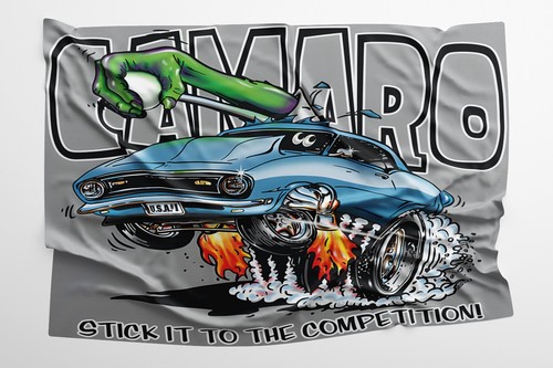 Striscione bandiere auto - , rat