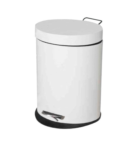 Cestino bagno bianco litri - 5,