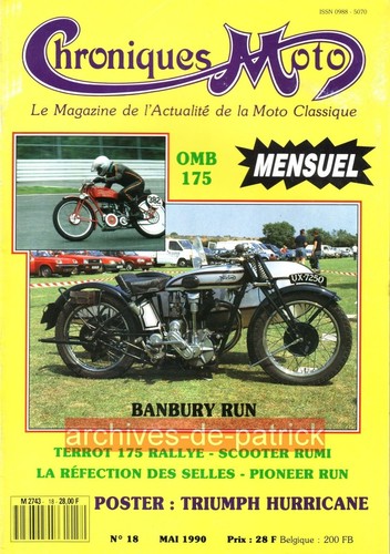 Chroniques moto triumph - moto, 18