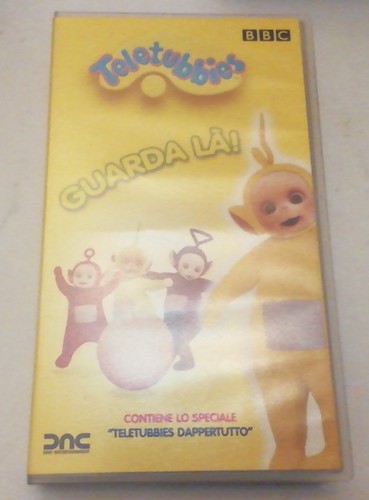 Videocassetta vhs teletubbies - vhs,