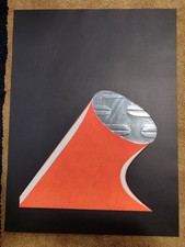 Gino Scarpa Incisione Originale In Alluminio Timbro Litografia Serigrafia 