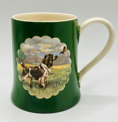 Vintage green tankard - vintage, english