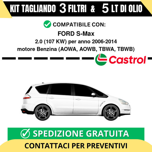 Tagliando per ford max - tagliando, s-max