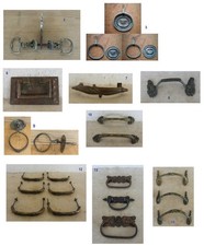 Lotto maniglie liberty armadio