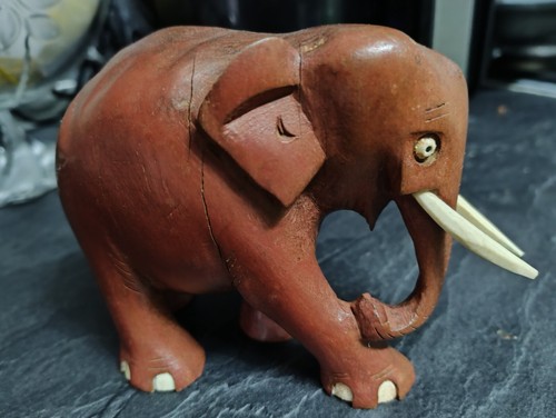 Elefante legno teak - elefante, sri