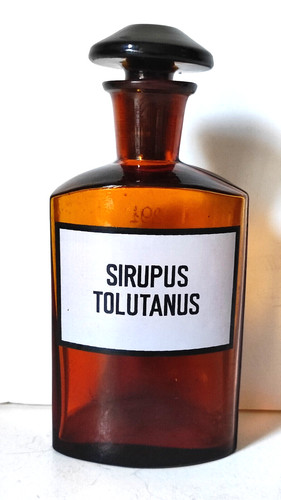 Siroppo tolutano vintage vetro - siroppo,