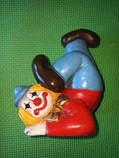 Thun Pagliaccio Clown Grande Acrobata Azzurro Rosso Armando Raro Fuori Produzion