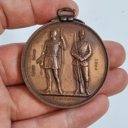 Antica medaglia bronzo rame