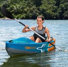 Set kayak gonfiabile Tobin Sports Breakwater Pro 12 piedi X1 con pagaia e pompa