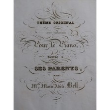 BELL Marie Adèle Thême