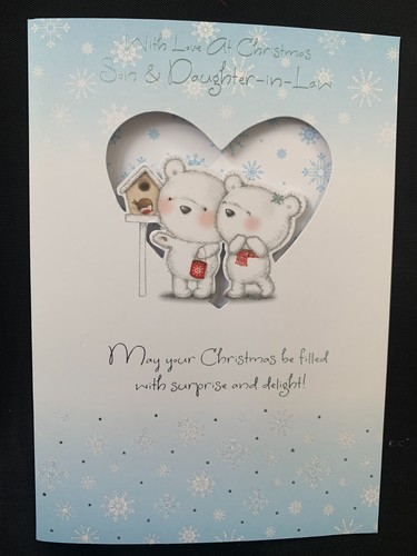 Biglietto natale figlio e - biglietto, di